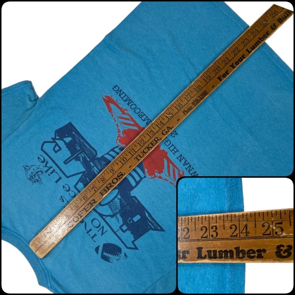 Newnan High School Homecoming 2013 Graphic Tee Blue Crew Neck Women’s Small - Picture 10 of 12